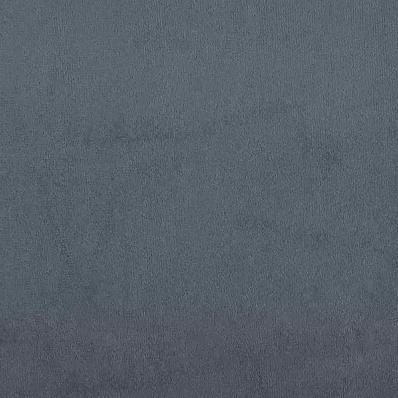 Canapé 2 places Velours gris foncé (100 % polyester), métal, textilène