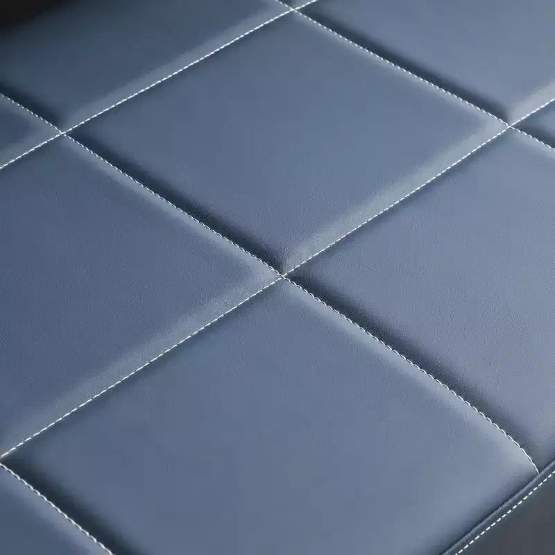 Modern 2 Seat Sofa, with Metal Armrests Wide Thick Backrest High-Density Foam Seat Padded for Small Spaces Bedroom