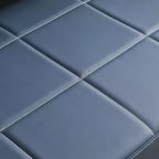 Modern 2 Seat Sofa, with Metal Armrests Wide Thick Backrest High-Density Foam Seat Padded for Small Spaces Bedroom