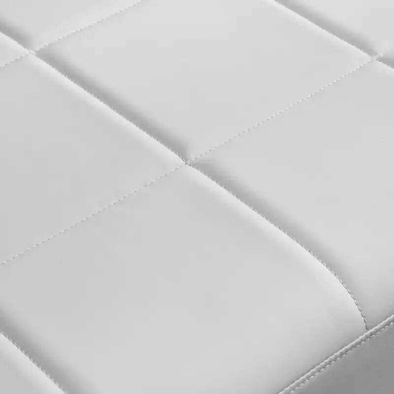 Modern 2 Seat Sofa, with Metal Armrests Wide Thick Backrest High-Density Foam Seat Padded for Small Spaces Bedroom