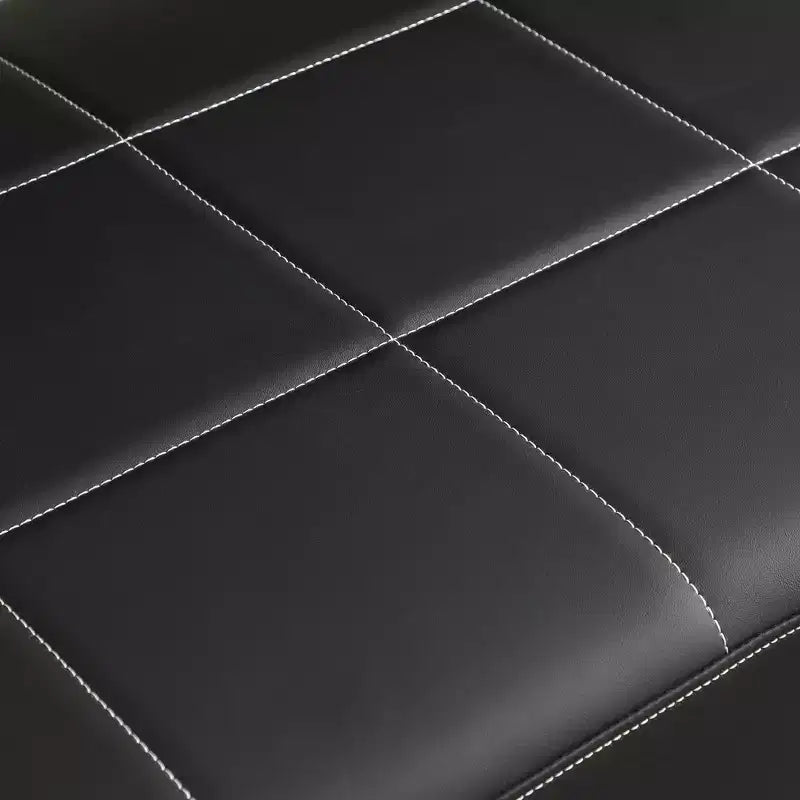 Modern 2 Seat Sofa, with Metal Armrests Wide Thick Backrest High-Density Foam Seat Padded for Small Spaces Bedroom