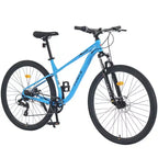 VTT Okak 29 pouces avec système 8 vitesses, Dirt Bike avec cadre en acier et suspension avant, vélo pour adultes hommes, femmes, garçons et filles