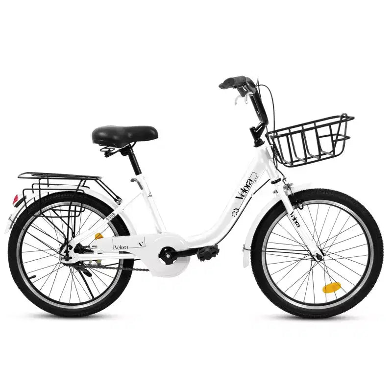 Okak 20IN Kids Bike with Lightweight Steel Frame, Kids Cruiser Bikes with Coaster Brake & V-Brake, Mini Bike with Chain Guard & Rear Rack