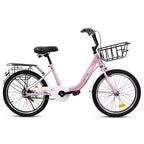 Okak 20IN Kids Bike with Lightweight Steel Frame, Kids Cruiser Bikes with Coaster Brake & V-Brake, Mini Bike with Chain Guard & Rear Rack