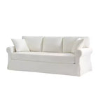 Jaime Slipcovered Sofa with Rolled Armrests|ARTFUL LIVING DESIGNS