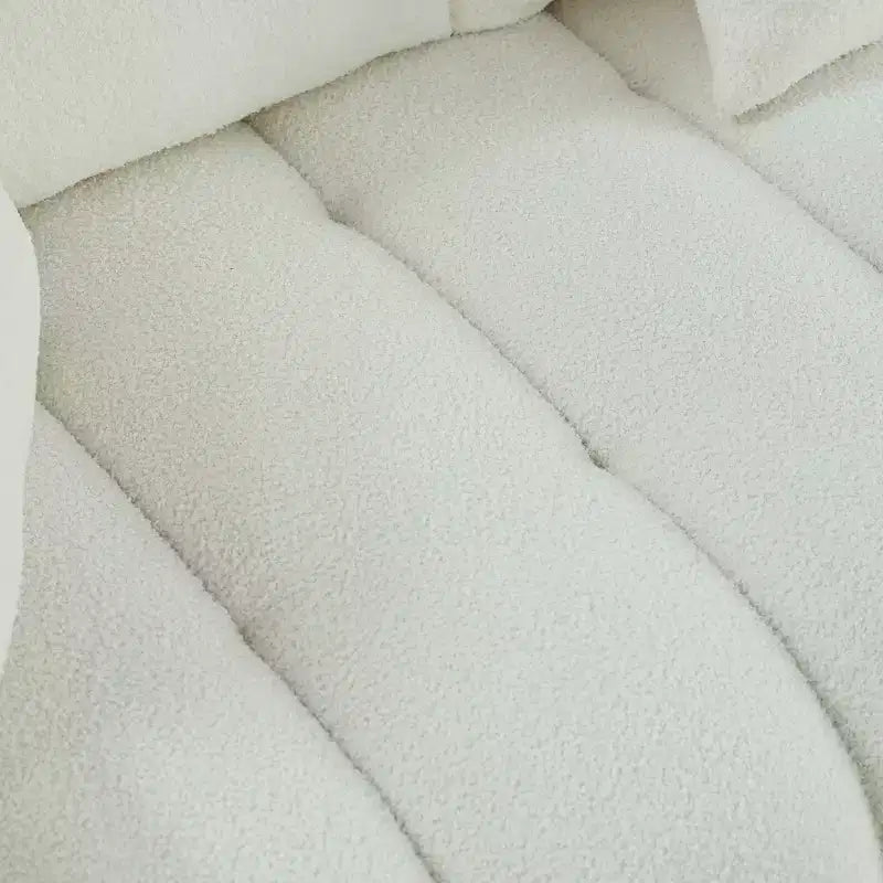 Christopher Knight Home Lucy 82 Teddy Wood Frame 3-Seater Sofa