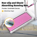 Foldable Treadmill 2.5HP Electric Folding Treadmill Running Walking Machine for Home Gym, Max 265 LBS Weight Capacity