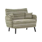 Zeus & Ruta Modern Deep-Seat Sofa with Ultra-Comfortable Armrests, Pillows & Storage Pockets