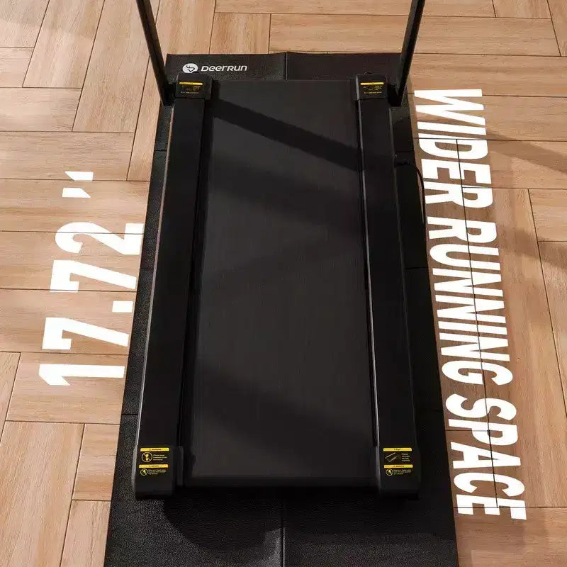 Tapis de course DeerRun X20 avec inclinaison automatique à 15 %, tapis de course pleine surface, capacité de 180 kg