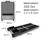 DeerRun Z20 15.5*37.4 In Belt Foldable Magic Travel Light Treadmill Ultra Compact with LED Display