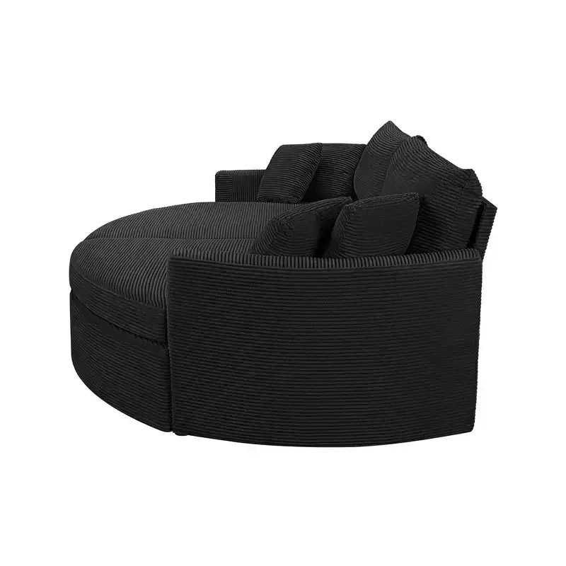 Canapé double surdimensionné avec méridienne et canapé-lit Whisen 102.3, canapé avec assise profonde