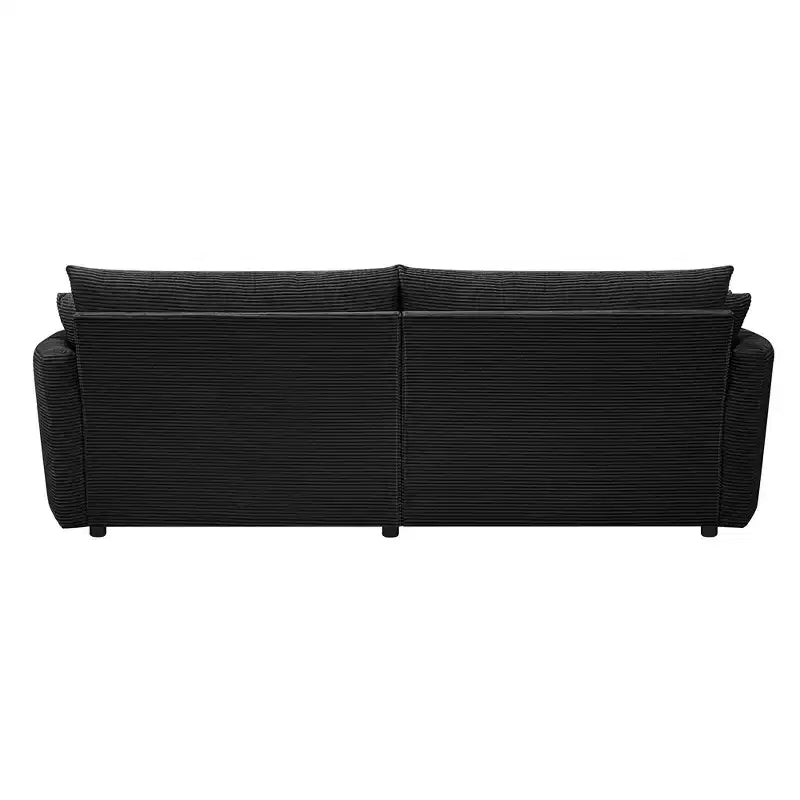Canapé double surdimensionné avec méridienne et canapé-lit Whisen 102.3, canapé avec assise profonde