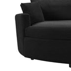 Canapé double surdimensionné avec méridienne et canapé-lit Whisen 102.3, canapé avec assise profonde