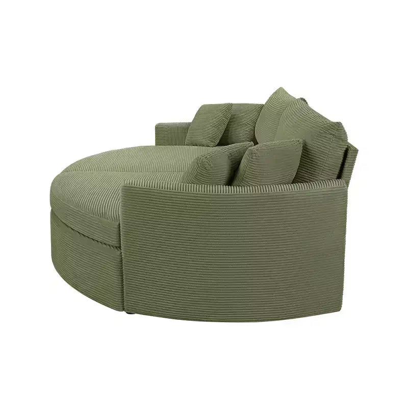 Canapé double surdimensionné avec méridienne et canapé-lit Whisen 102.3, canapé avec assise profonde