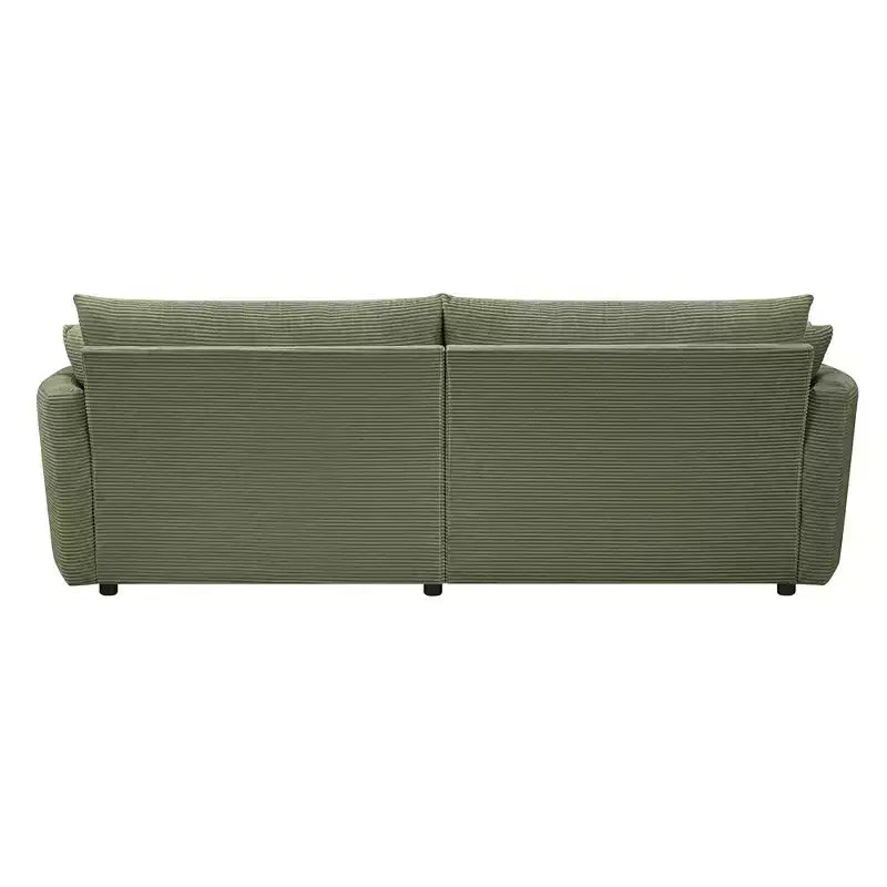Canapé double surdimensionné avec méridienne et canapé-lit Whisen 102.3, canapé avec assise profonde