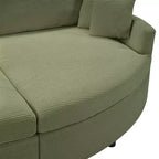 Canapé double surdimensionné avec méridienne et canapé-lit Whisen 102.3, canapé avec assise profonde