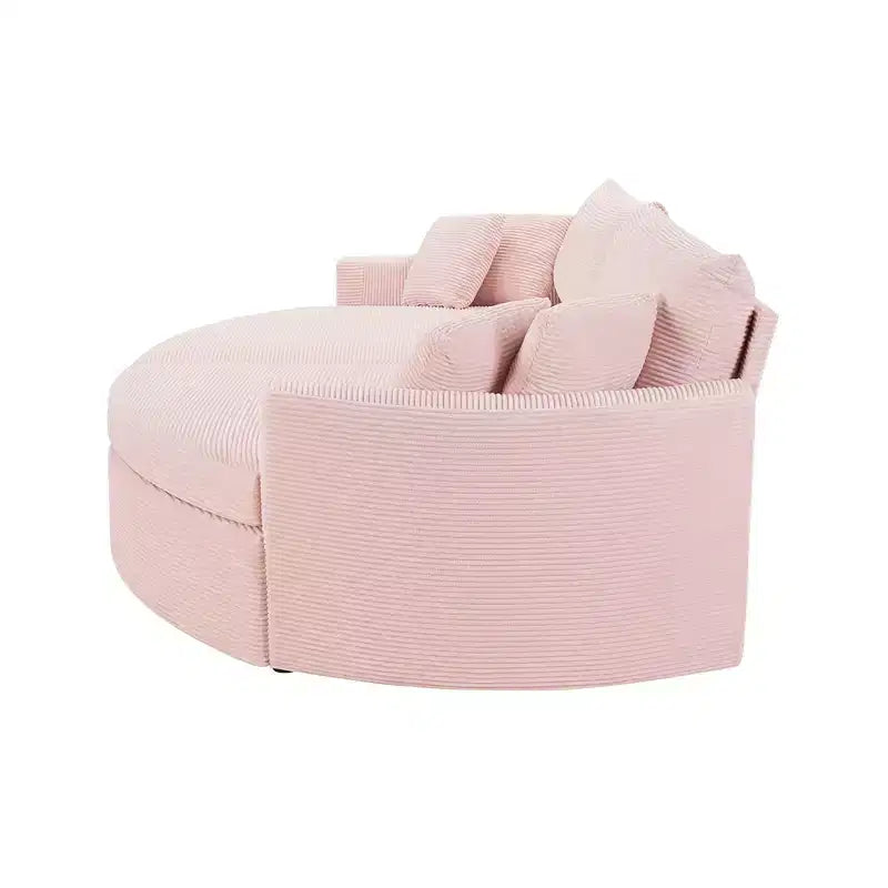 Canapé double surdimensionné avec méridienne et canapé-lit Whisen 102.3, canapé avec assise profonde