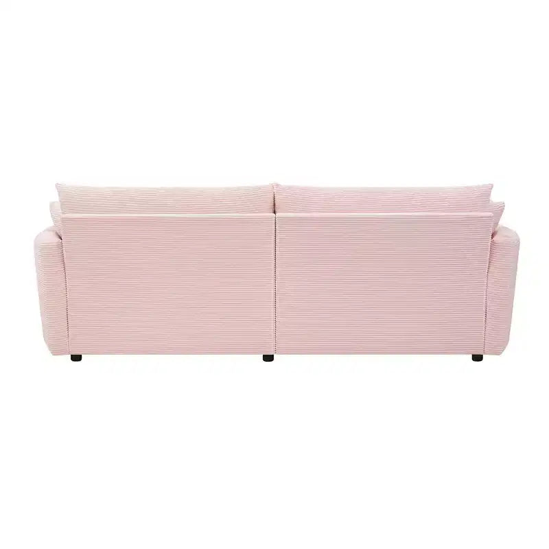 Canapé double surdimensionné avec méridienne et canapé-lit Whisen 102.3, canapé avec assise profonde