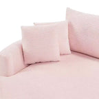 Canapé double surdimensionné avec méridienne et canapé-lit Whisen 102.3, canapé avec assise profonde