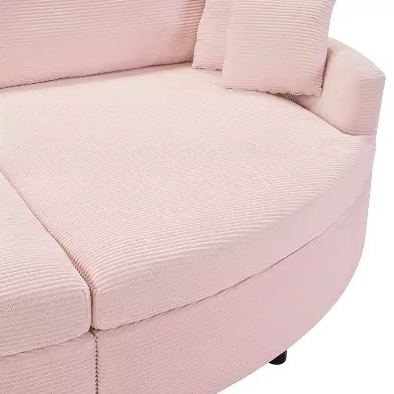 Canapé double surdimensionné avec méridienne et canapé-lit Whisen 102.3, canapé avec assise profonde