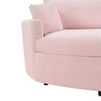 Canapé double surdimensionné avec méridienne et canapé-lit Whisen 102.3, canapé avec assise profonde