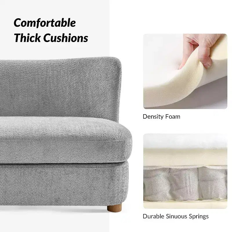 Rene Modern Linen Upholstery Sofa|ARTFUL LIVING DESIGN