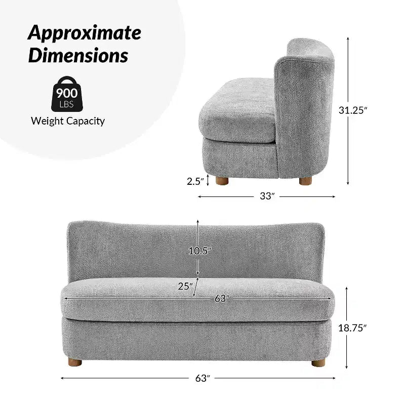 Rene Modern Linen Upholstery Sofa|ARTFUL LIVING DESIGN