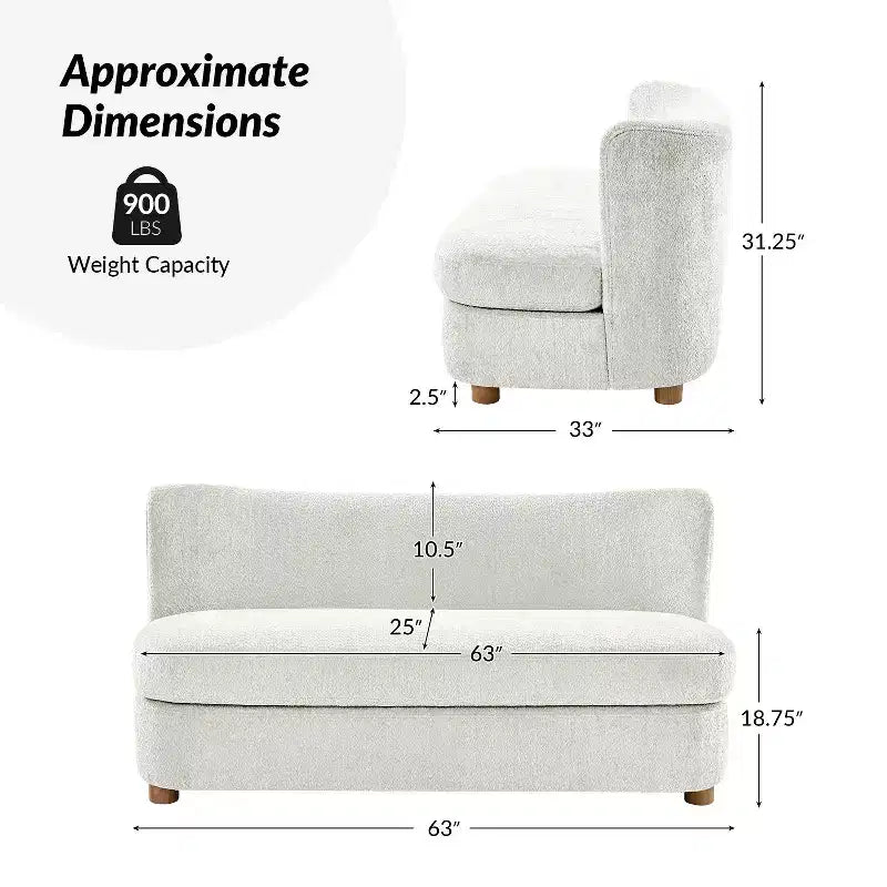 Rene Modern Linen Upholstery Sofa|ARTFUL LIVING DESIGN