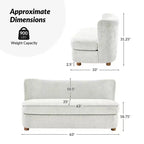 Rene Modern Linen Upholstery Sofa|ARTFUL LIVING DESIGN