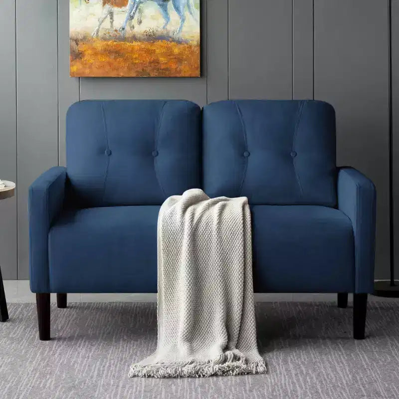 MAYEERTY 51.2inLoveseat Couch Modern Couch Loveseat Stylish Upholstered Sofa for Living Room