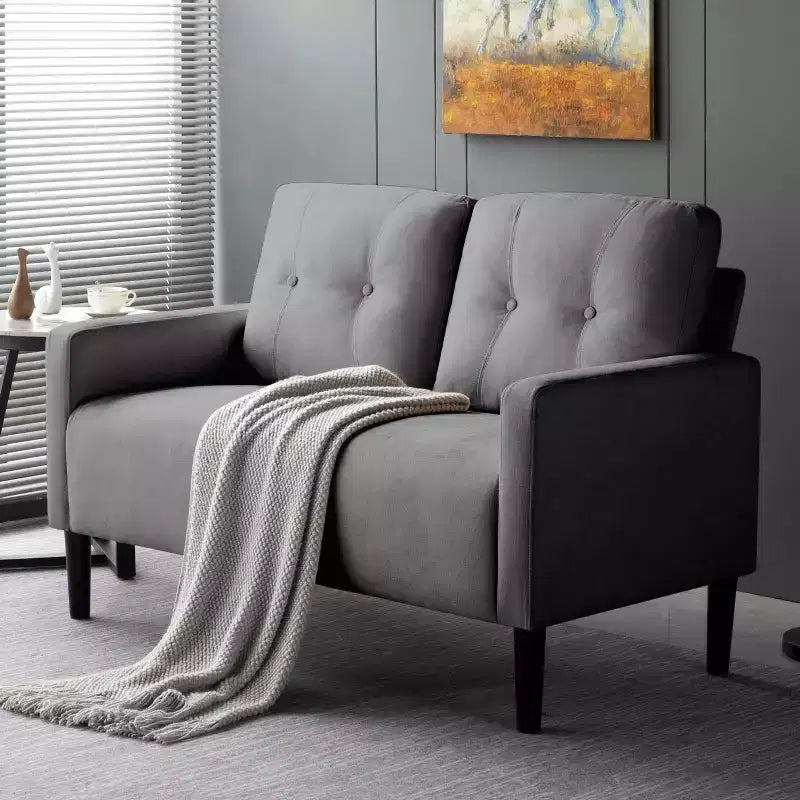 MAYEERTY 51.2inLoveseat Couch Modern Couch Loveseat Stylish Upholstered Sofa for Living Room