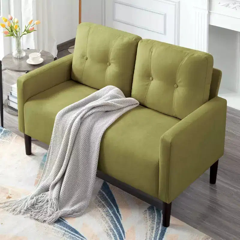 MAYEERTY 51.2inLoveseat Couch Modern Couch Loveseat Stylish Upholstered Sofa for Living Room