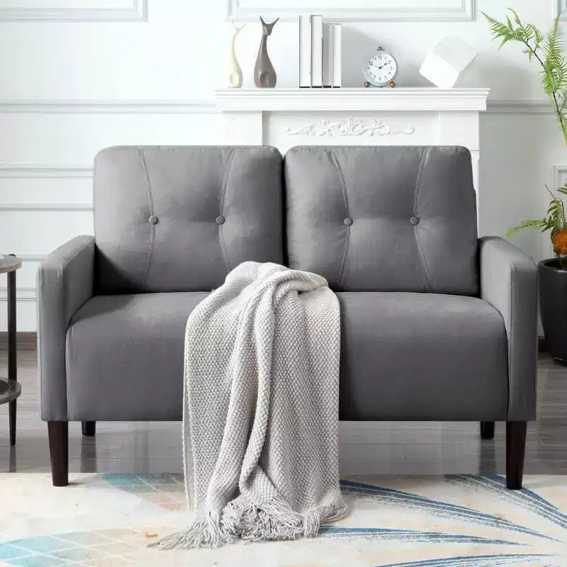 MAYEERTY 51.2inLoveseat Couch Modern Couch Loveseat Stylish Upholstered Sofa for Living Room