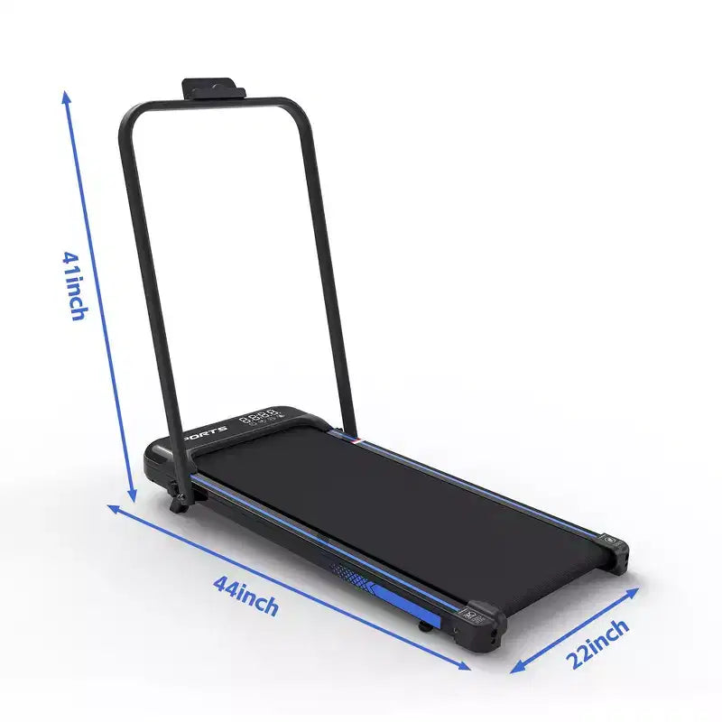 Tapis roulant 3-en-1 Whisen pour sous le bureau avec inclinaison, tapis de marche avec guidon, télécommande