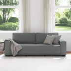 vidaXL 3-Seater Sofa Black 70.9 Fabric