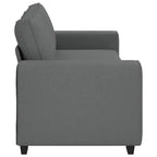 vidaXL 3-Seater Sofa Black 70.9 Fabric