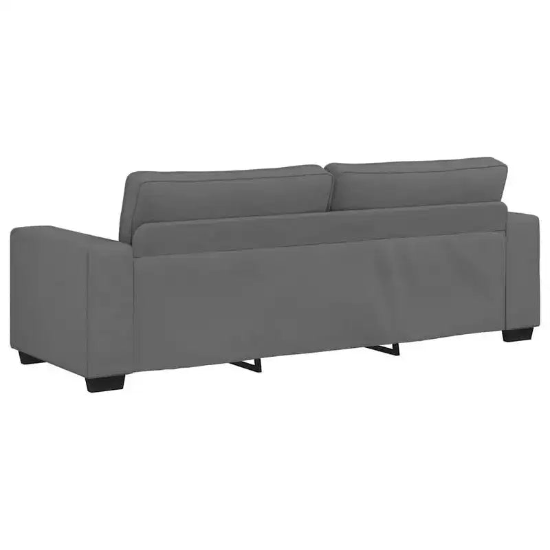 vidaXL 3-Seater Sofa Black 70.9 Fabric
