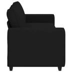 vidaXL 3-Seater Sofa Black 70.9 Fabric