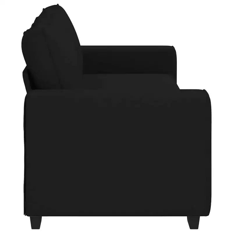 vidaXL 3-Seater Sofa Black 70.9 Fabric