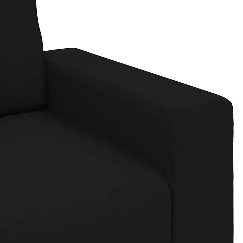 vidaXL 3-Seater Sofa Black 70.9 Fabric