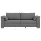 vidaXL Sofa with Cushion Dark gray 219 x 77 x 82 cm fabric