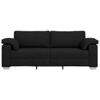vidaXL Sofa with Cushion Dark gray 219 x 77 x 82 cm fabric