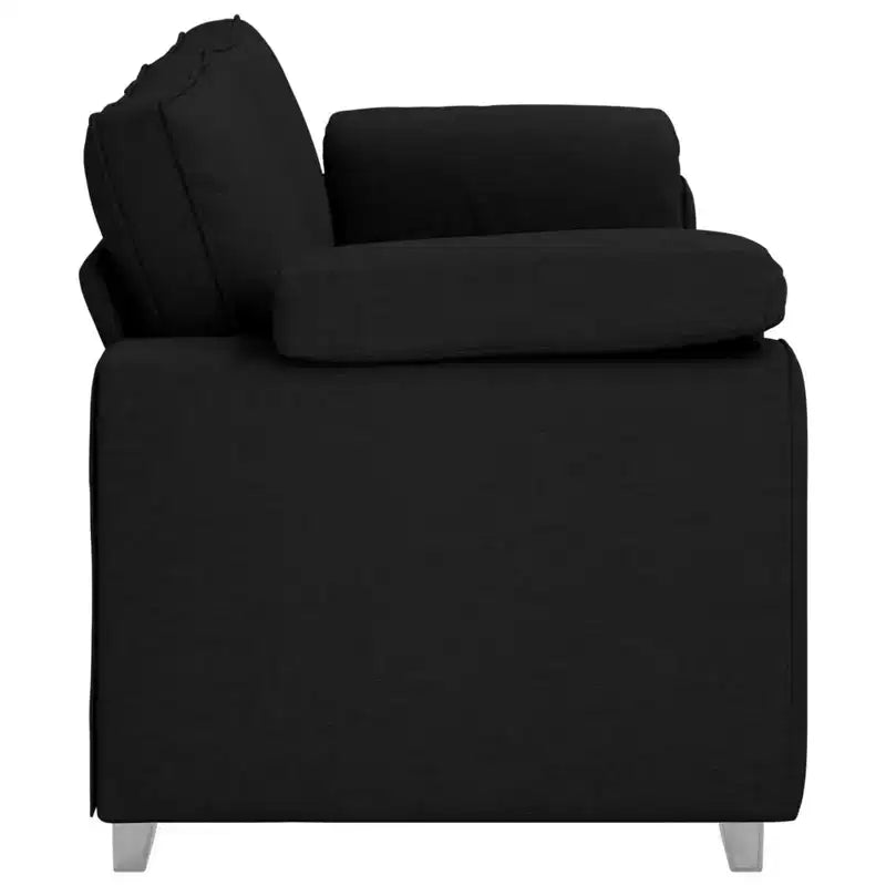 vidaXL Sofa with Cushion Dark gray 219 x 77 x 82 cm fabric
