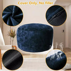 Canapé paresseux lavable et doux, housse de canapé de pouf pour adulte, uniquement la housse, pour la lecture,