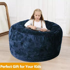 Canapé paresseux lavable et doux, housse de canapé de pouf pour adulte, uniquement la housse, pour la lecture,