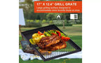 Karl Home Grille de cuisson pliable pivotante portable pour feu de camp, grille de cuisson pour foyer extérieur