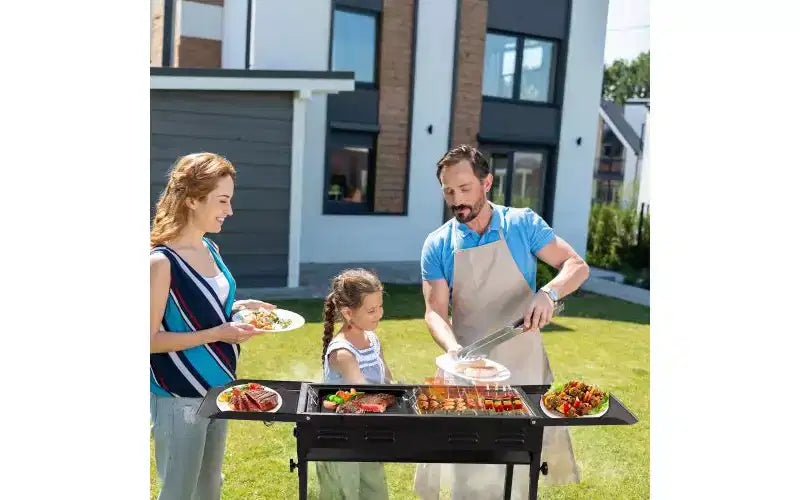 Karl Home Portable Charcoal Grills For Outdoor Bbq With Carrying Bag