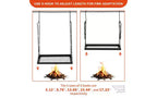Karl Home Étagère de suspension portable pour ustensiles de cuisine, pour camping en plein air, feu de joie