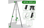 Karl Home Campfire Tripod Grill Adjustable Height BBQ Grill Grate