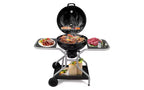 Karl Home Porcelain Enamel Kettle Charcoal Grill With 2 Side Tables